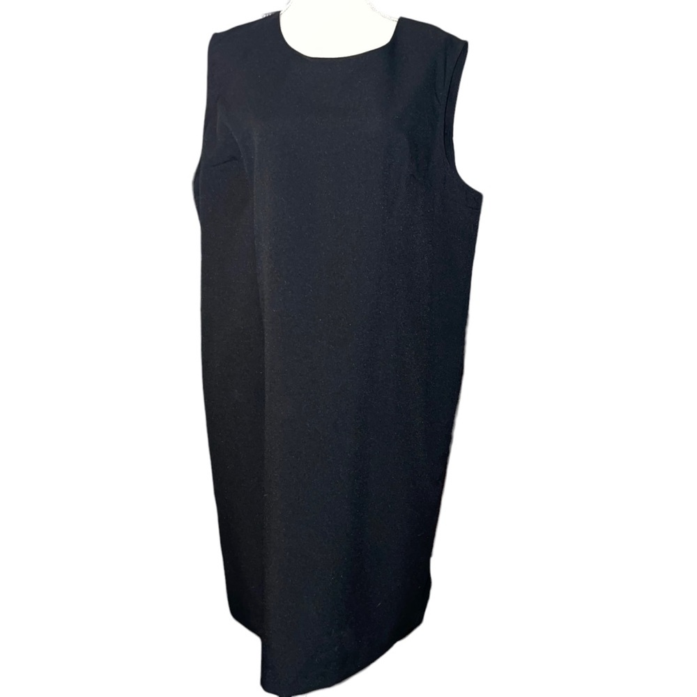 Anthony Richards Women’s Plus Size Black Sheath Dress Sleeveless Size 20W VTG